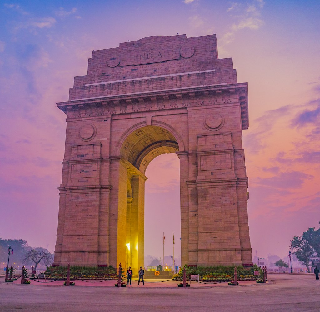 Corporate flight booking and travel services across Delhi NCR skyline