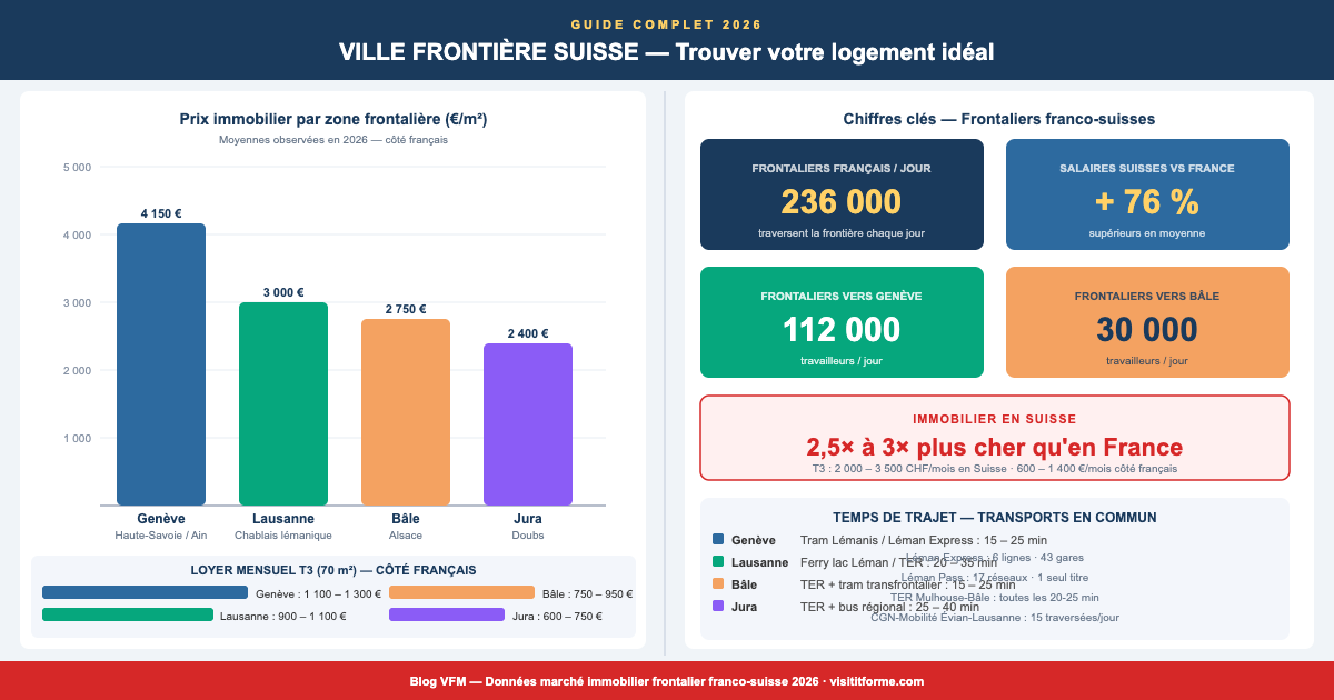 Ville frontière suisse : guide complet pour trouver un logement