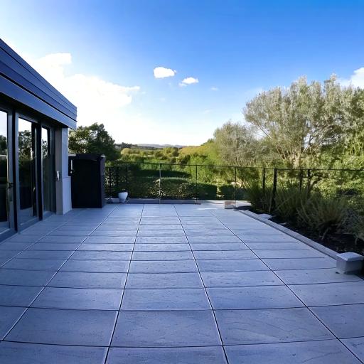 Garden patio tiling by Andy Bull Services in Kent