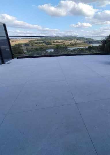 Professional patio tiling installation by Andy Bull Services