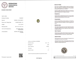 Chrysoberyl 3