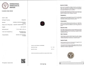 Pyrope-Almandite Garnet 3