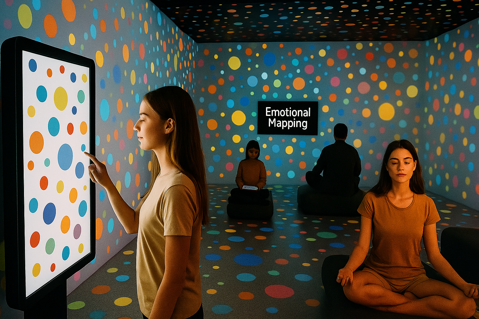Mind's Eye Dot Meditation Concept