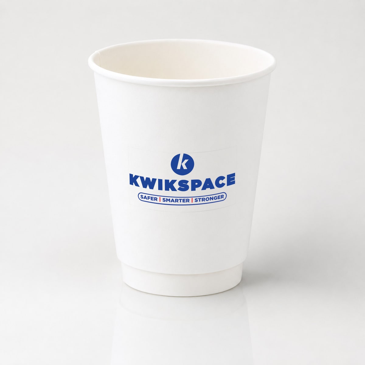 KWIKSPACE Cup Design (Vinyl Sticker) - 7x5cm
