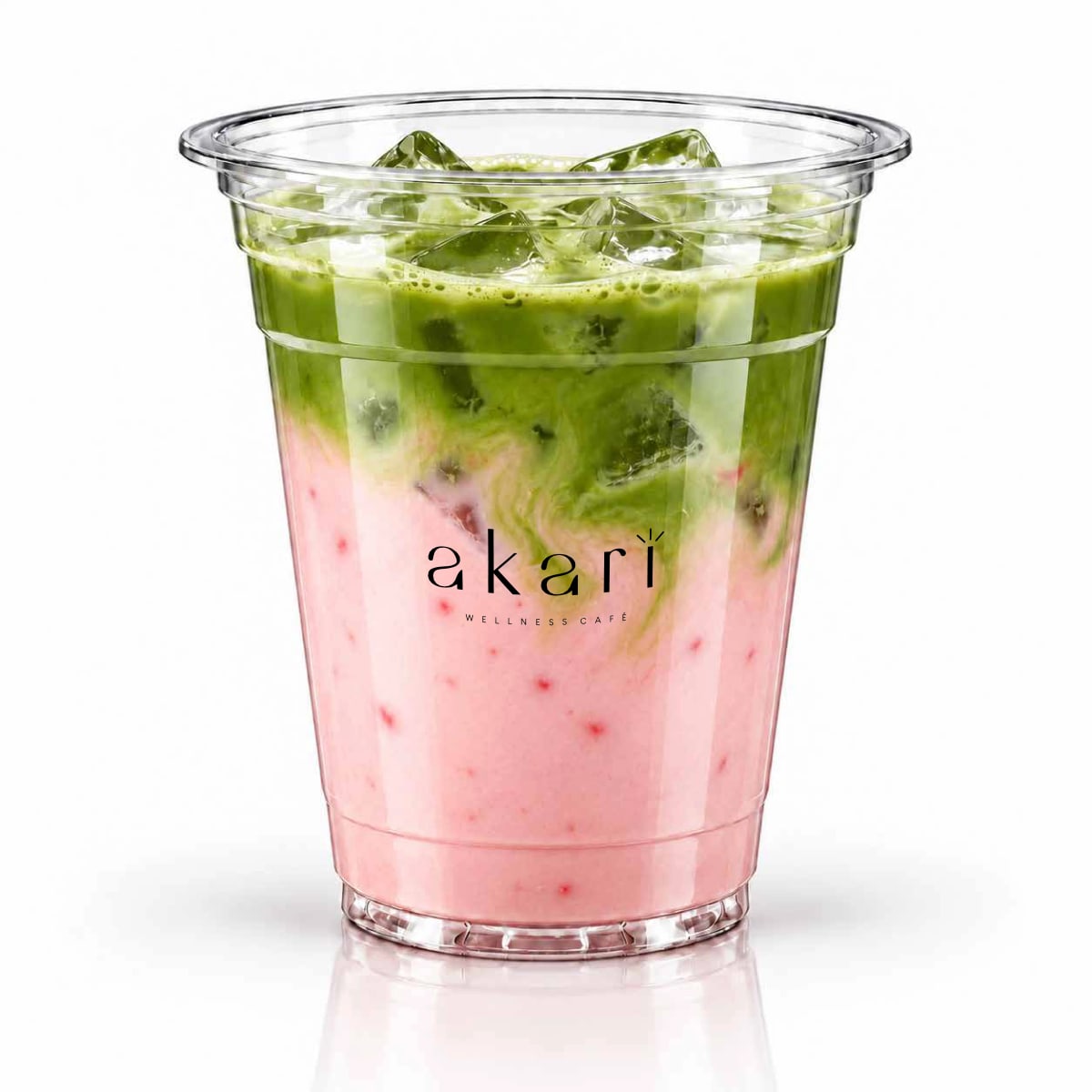 Akari Smoothie Cup Mockup - 65mm x 26.7mm