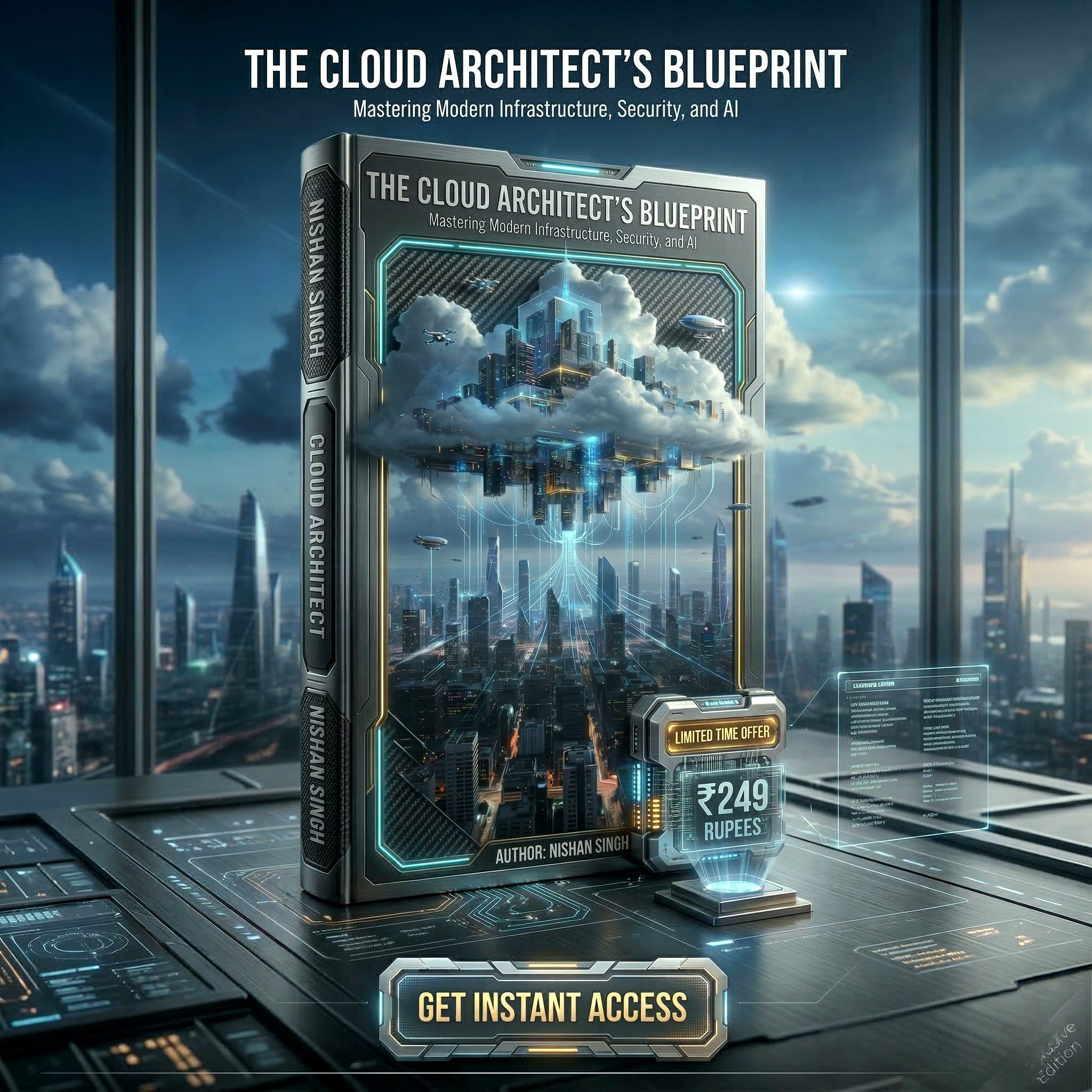 The Cloud Architect's Blueprint eBook Cover by Nishan Singh