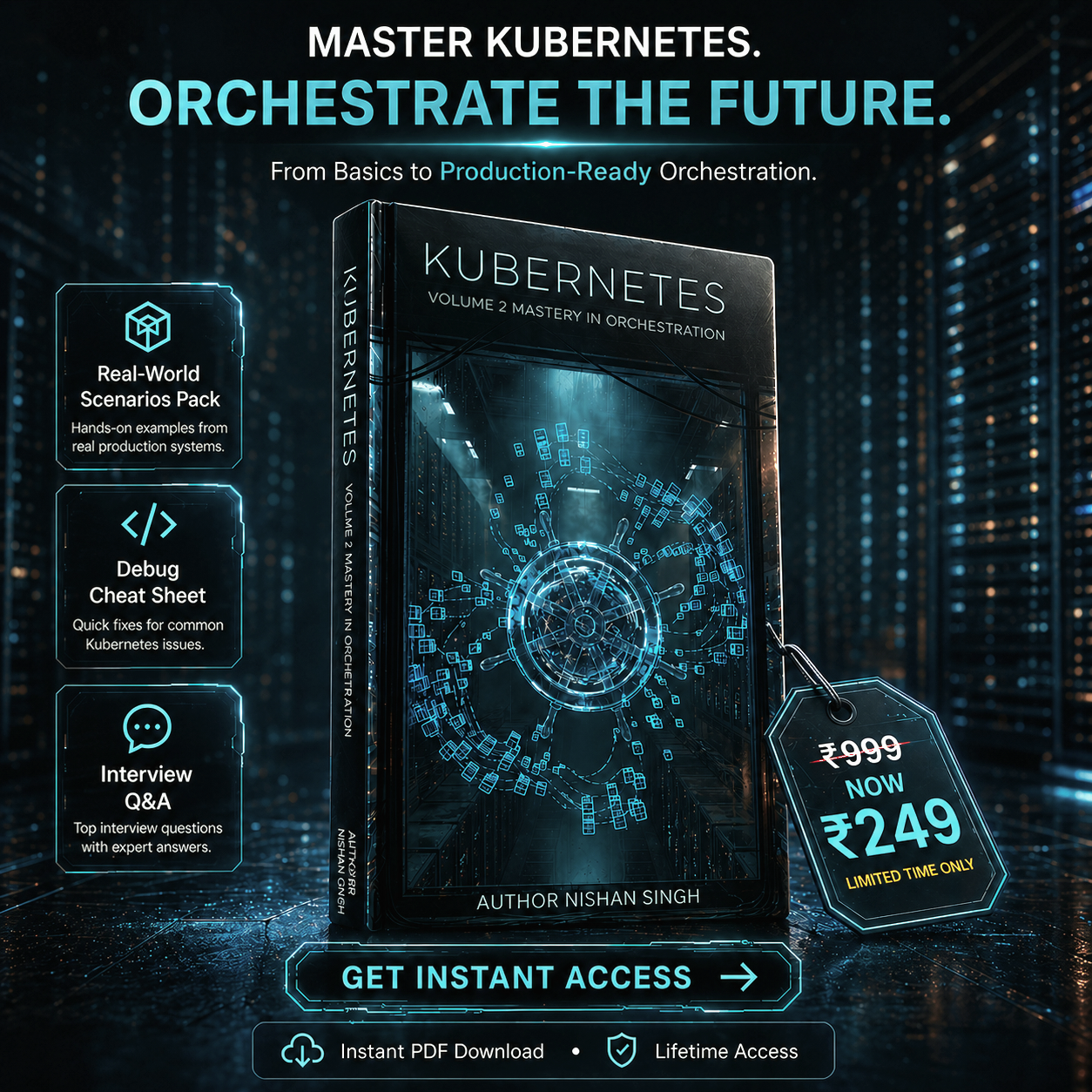 Kubernetes Engine: Volume 2 - Advanced Architecture eBook Cover by Nishan Singh
