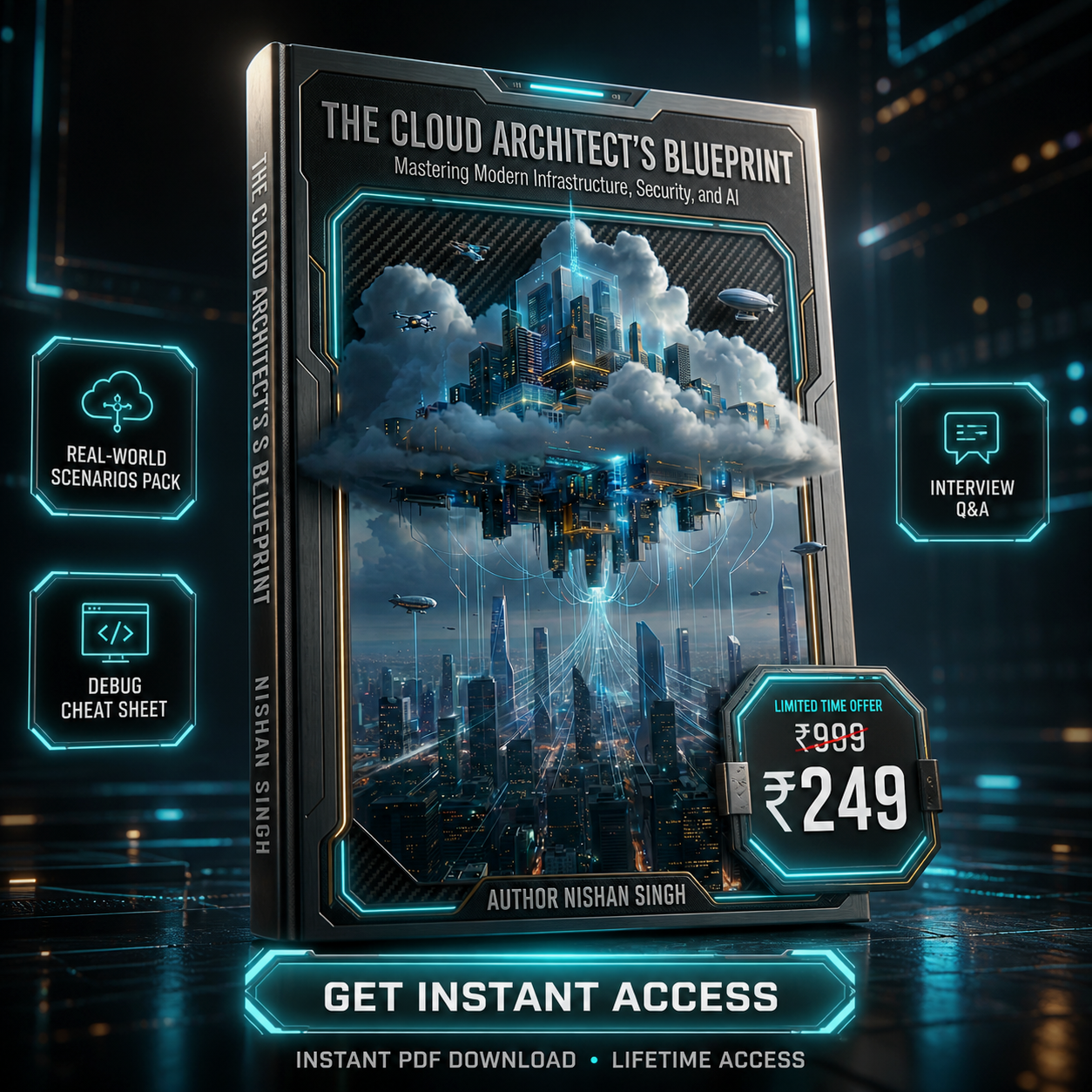 The Cloud Architect's Blueprint eBook Cover by Nishan Singh