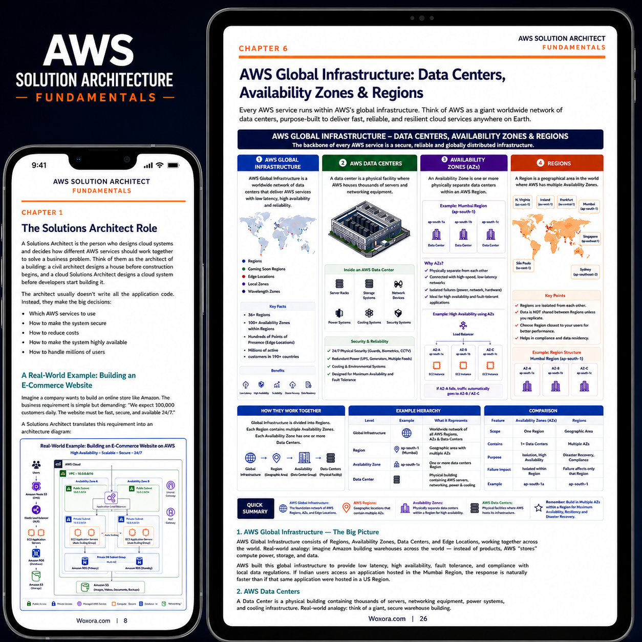 AWS Solutions Architect Fundamentals eBook Cover by Nishan Singh