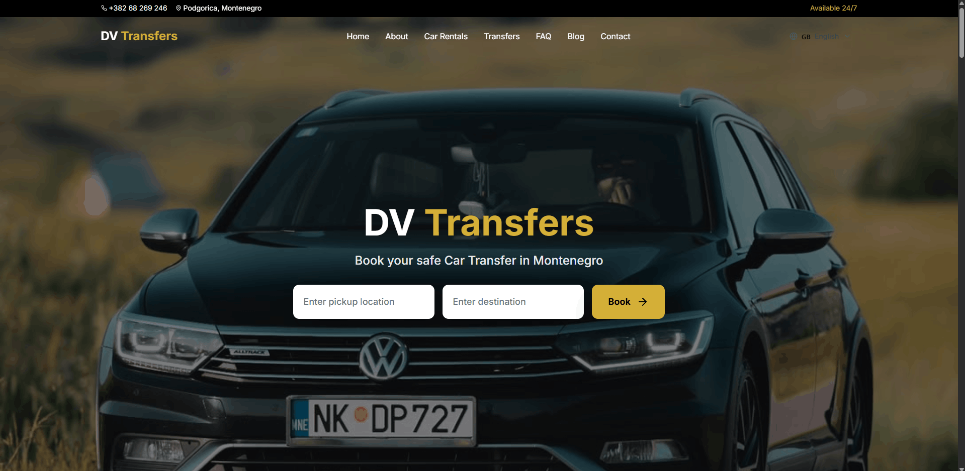 DV Car Transfers & Rentals