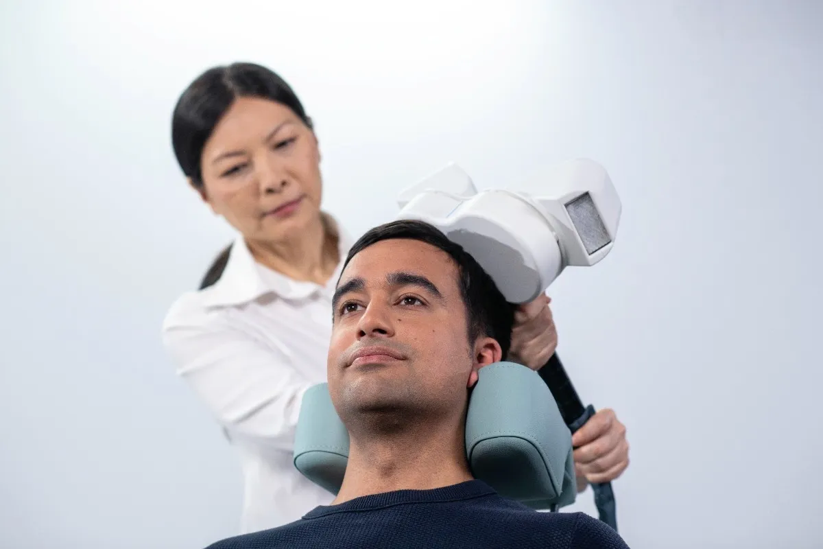 TMS Therapy Session