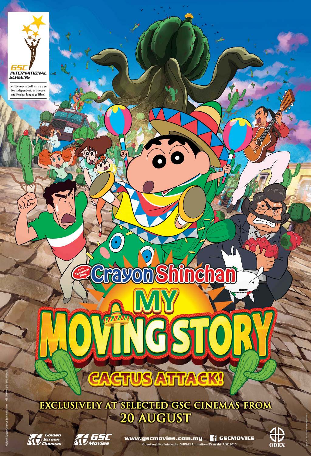 Crayon Shin-chan: My Moving Story! Cactus Large Attack (2015) full Deatils