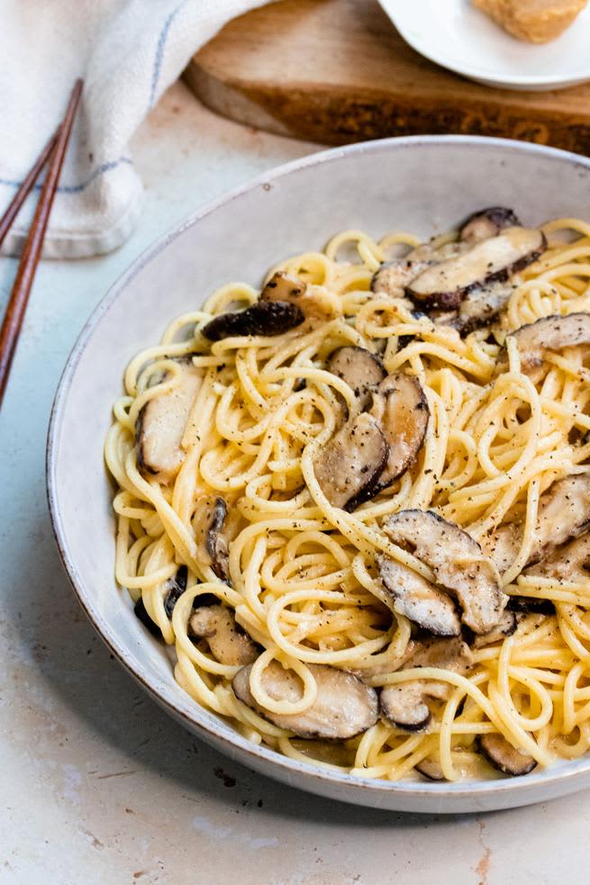 miso butter shiitake pasta 01