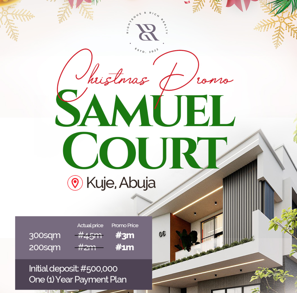 Samuel Court Christmas Promo