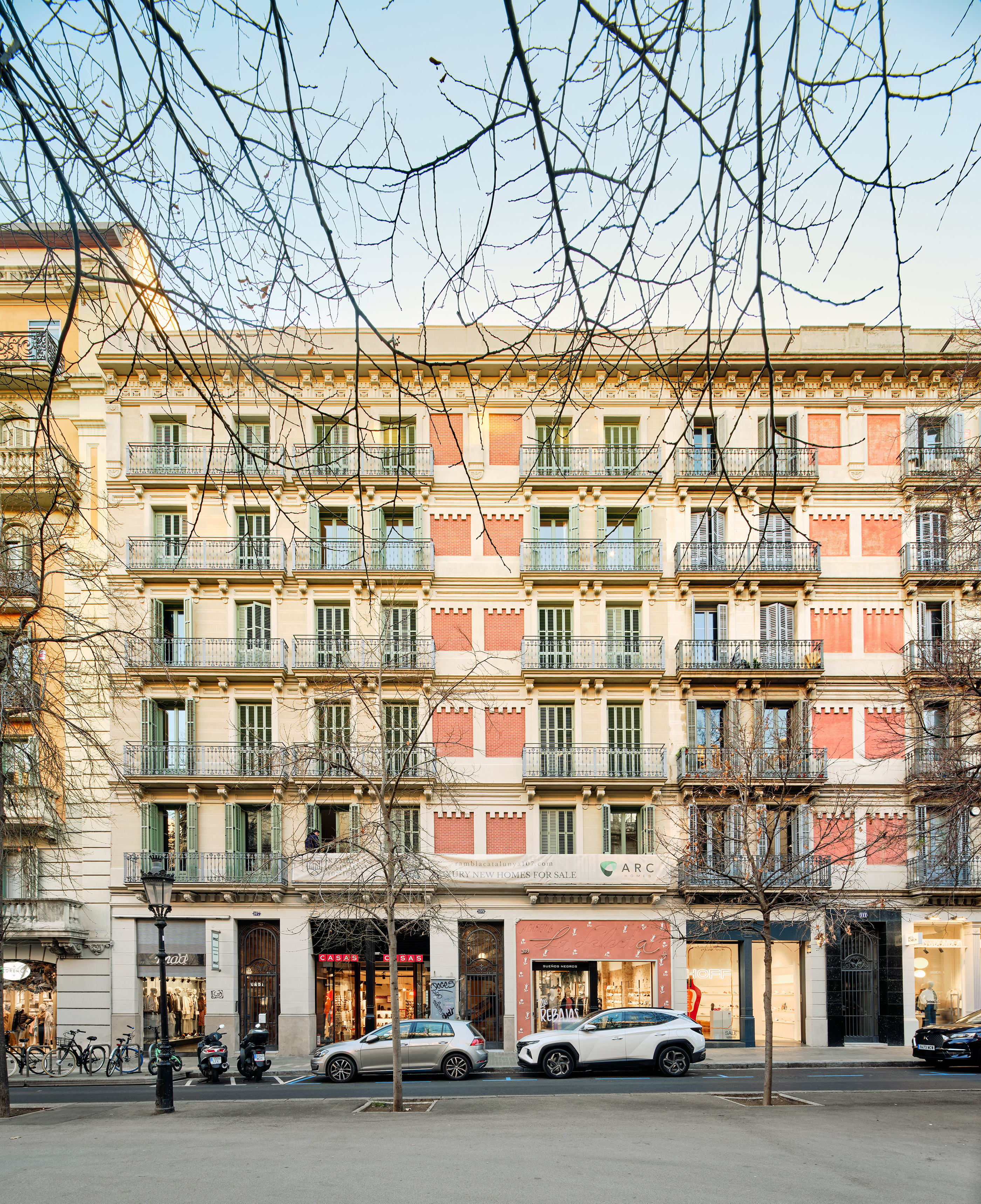 Promocion de apartamentos de lujo en el Quadrat d'Or, Barcelona 