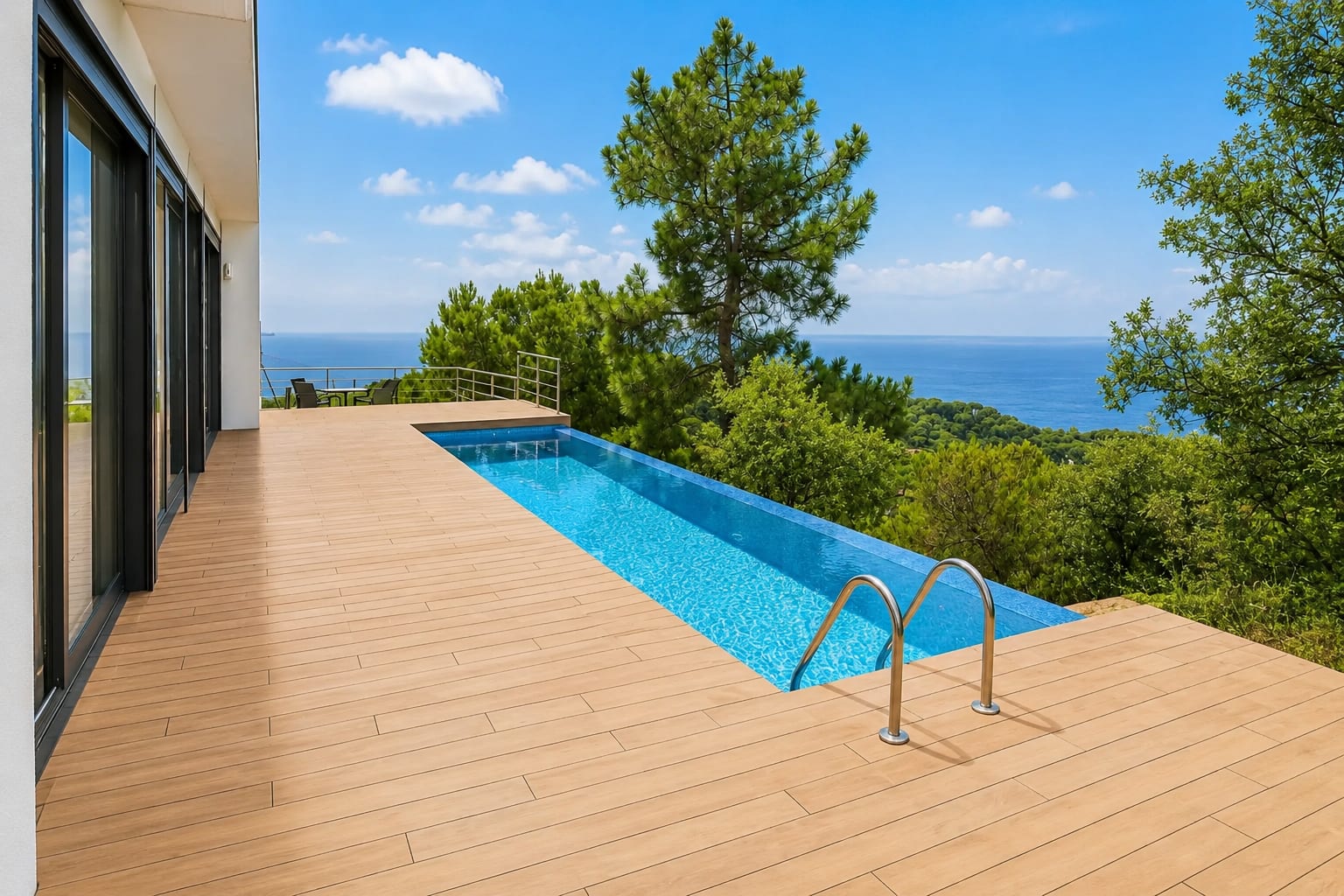 Villa moderna con piscina infinity y vistas panorámicas al mar en Lloret de Mar - 3