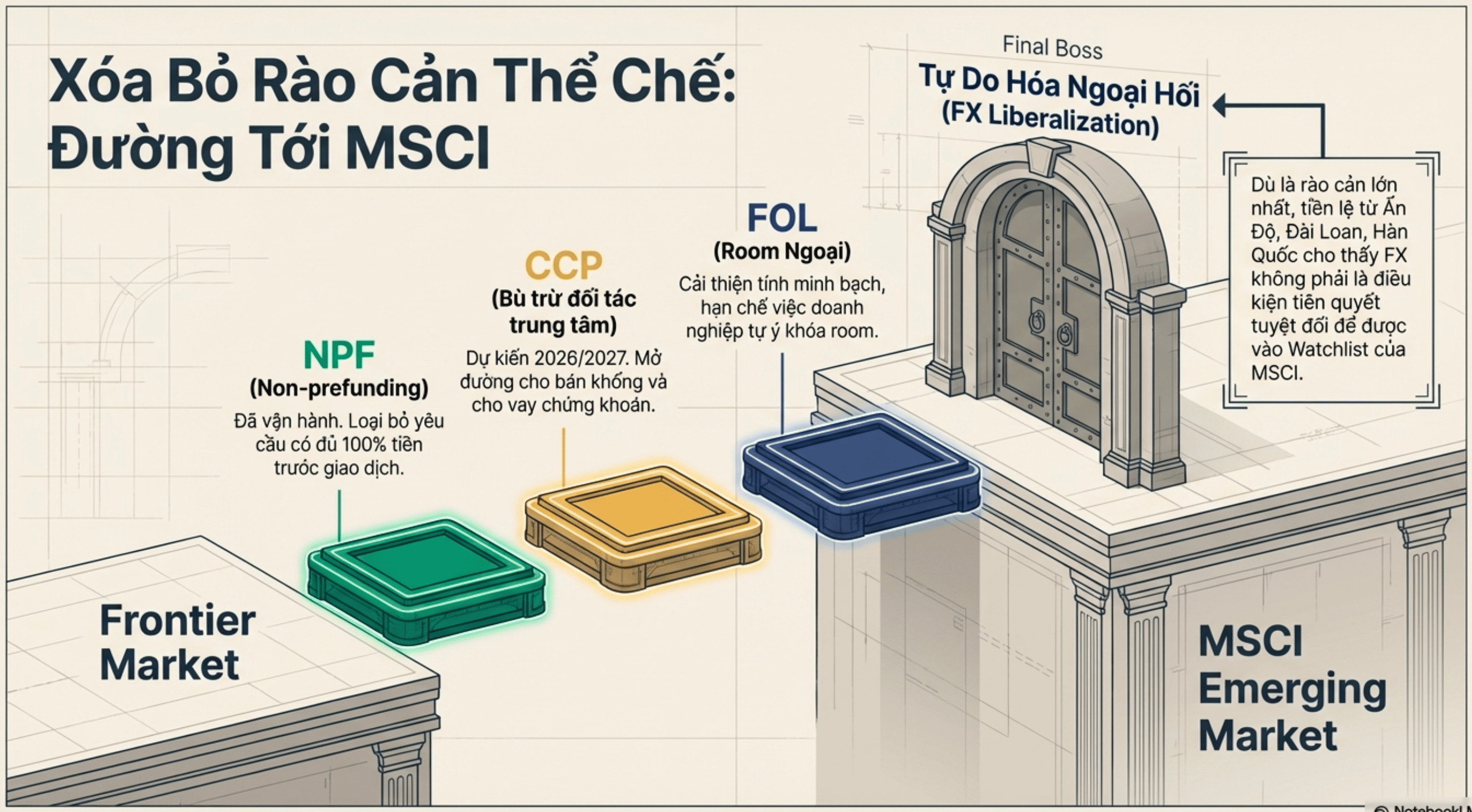 Xóa Bỏ Rào Cản Thể Chế: Đường Tới MSCI