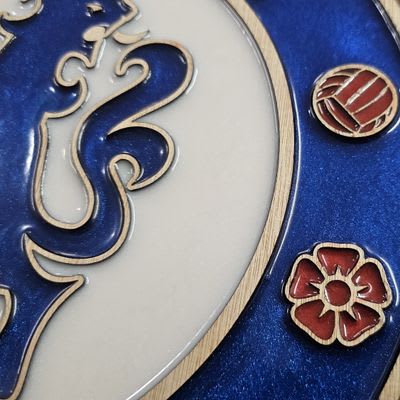 Chelsea F.C. Handcrafted Wooden and Resin Crest - Image 5