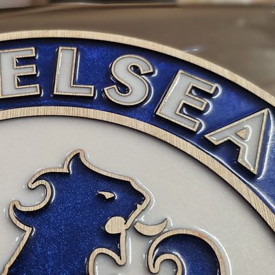 Chelsea F.C. Handcrafted Wooden and Resin Crest - Image 6