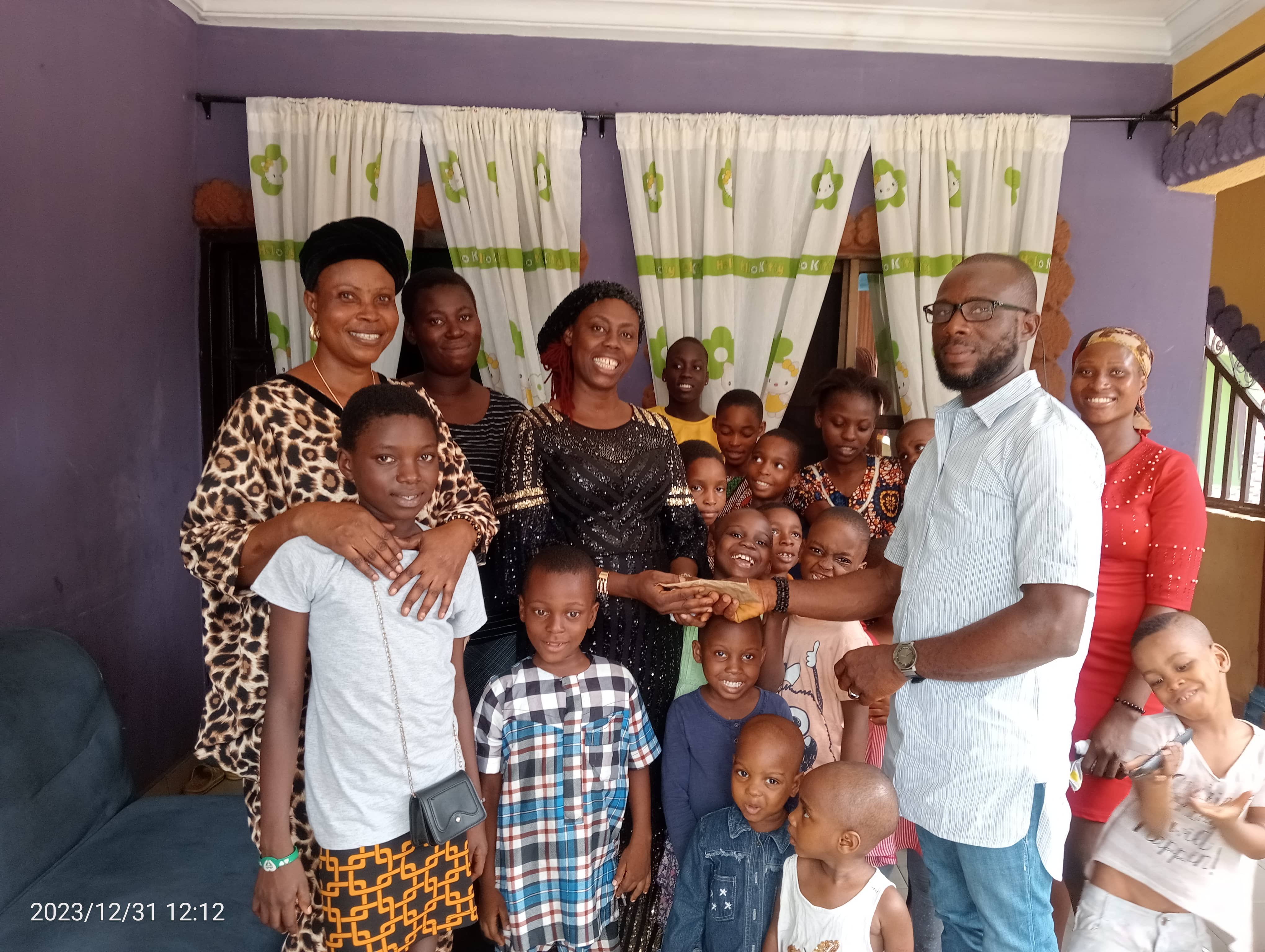 Nneoma Children in seating room