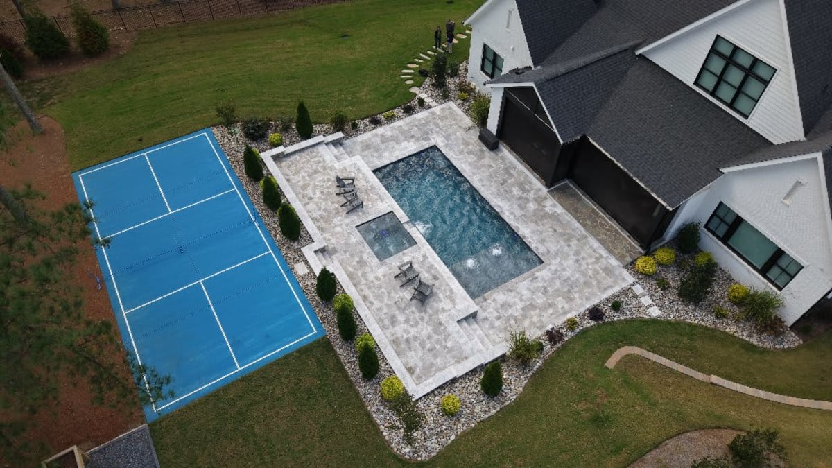 Pool & Pickleball Court
