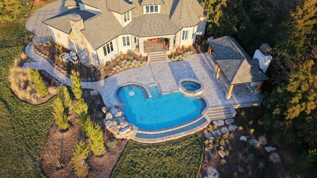 Freeform Pool Aerial