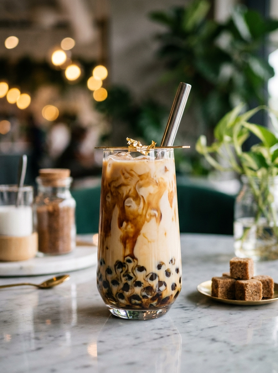 Trà Sữa Ô Long Sương Sáo