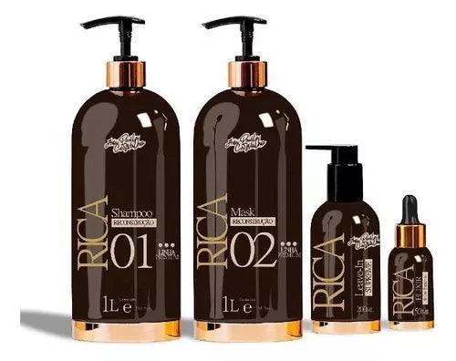 Ana Paula Carvalho, Kit 2 Rica 2x 1L + 200ml + 50ml - Imagen 1