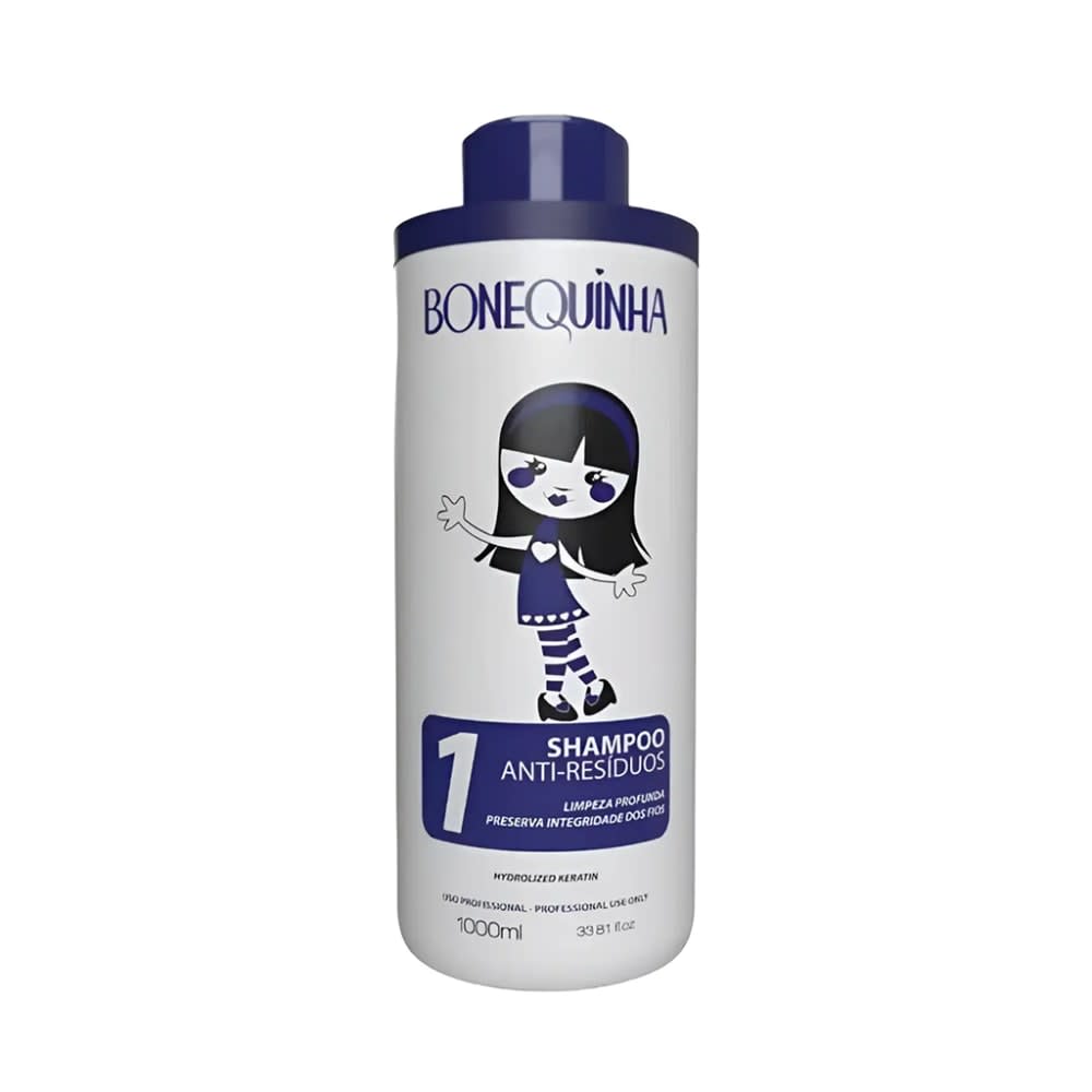 Bonequinha, Shampoo Escandaloso, Champú de limpieza profunda para el cabello, 1L - Imagen 1