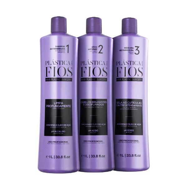 Cadiveu - Kit Plastica do Fios - 3x1L | 33.8 onzas