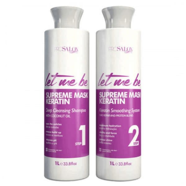 Déjame ser, Kit Mascarilla Suprema Keratina, 2x1L