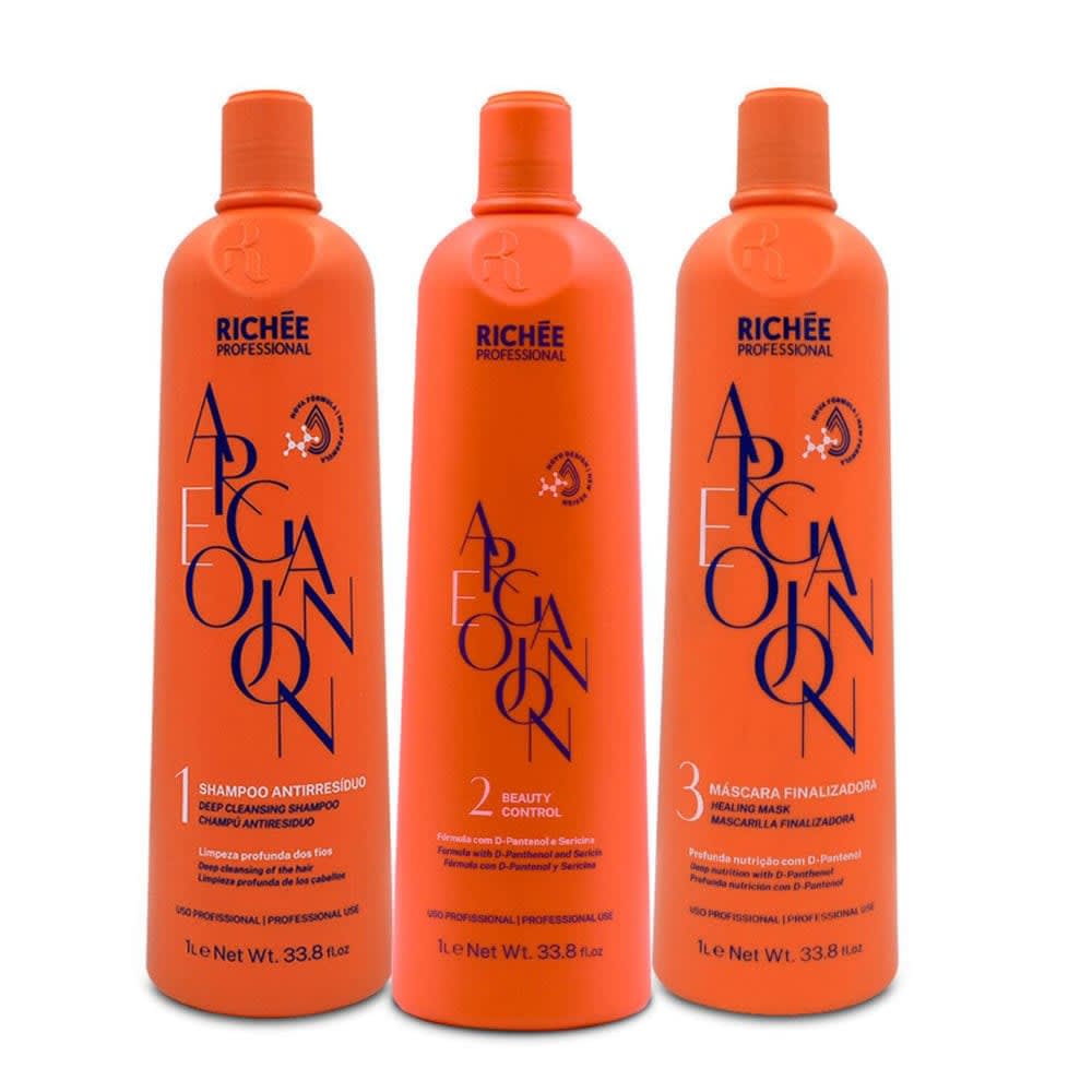 Kit Richée Progressive Argan y Ojon 3x1L/3x33.8 fl.oz