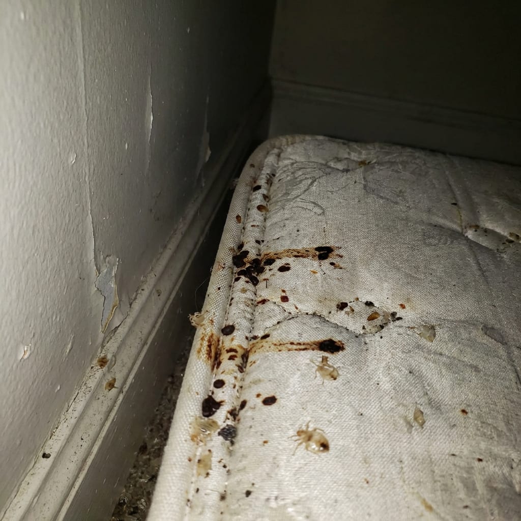 Infestation evidence