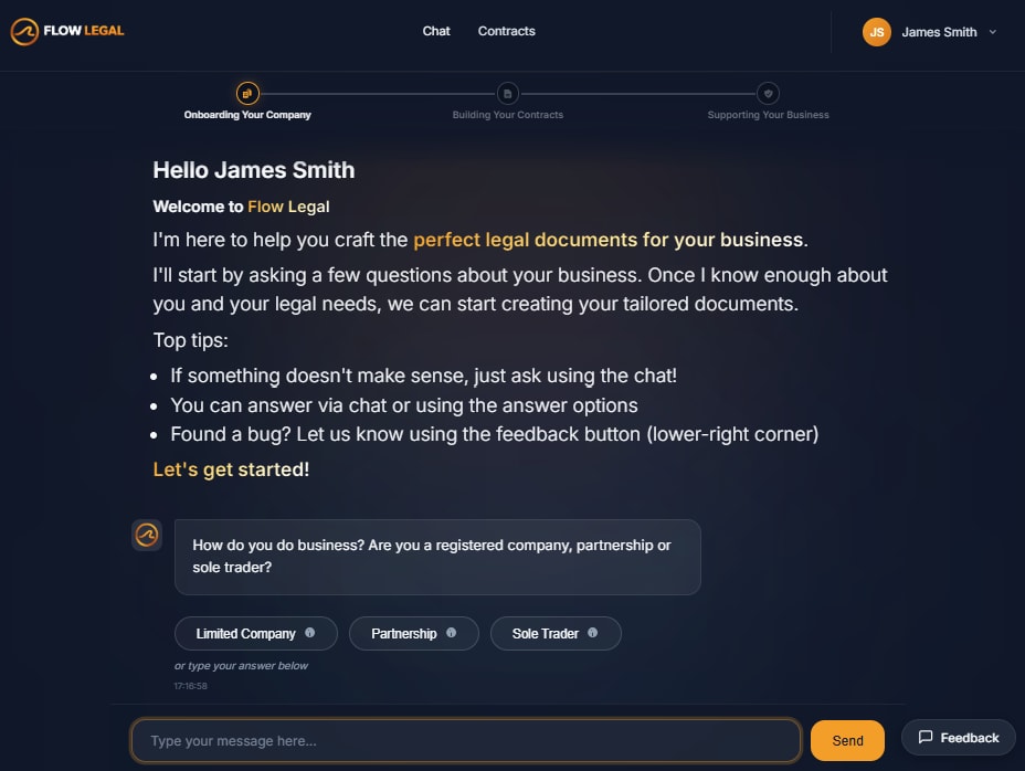 Flow Legal 2.0 - Live