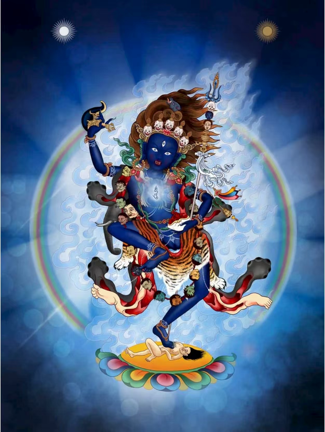 【整理·全集音频】བདུད་འཇོམས་ཁྲོས་མའི་གཅོད་ཀྱི་དབྱངས་རྟ་ལྷད་མེད་གཡས་འཁྱིལ་དུང་གི་རང་སྒྲ། 第一世敦珠法王·黑忿怒母智慧之日荟供中轨