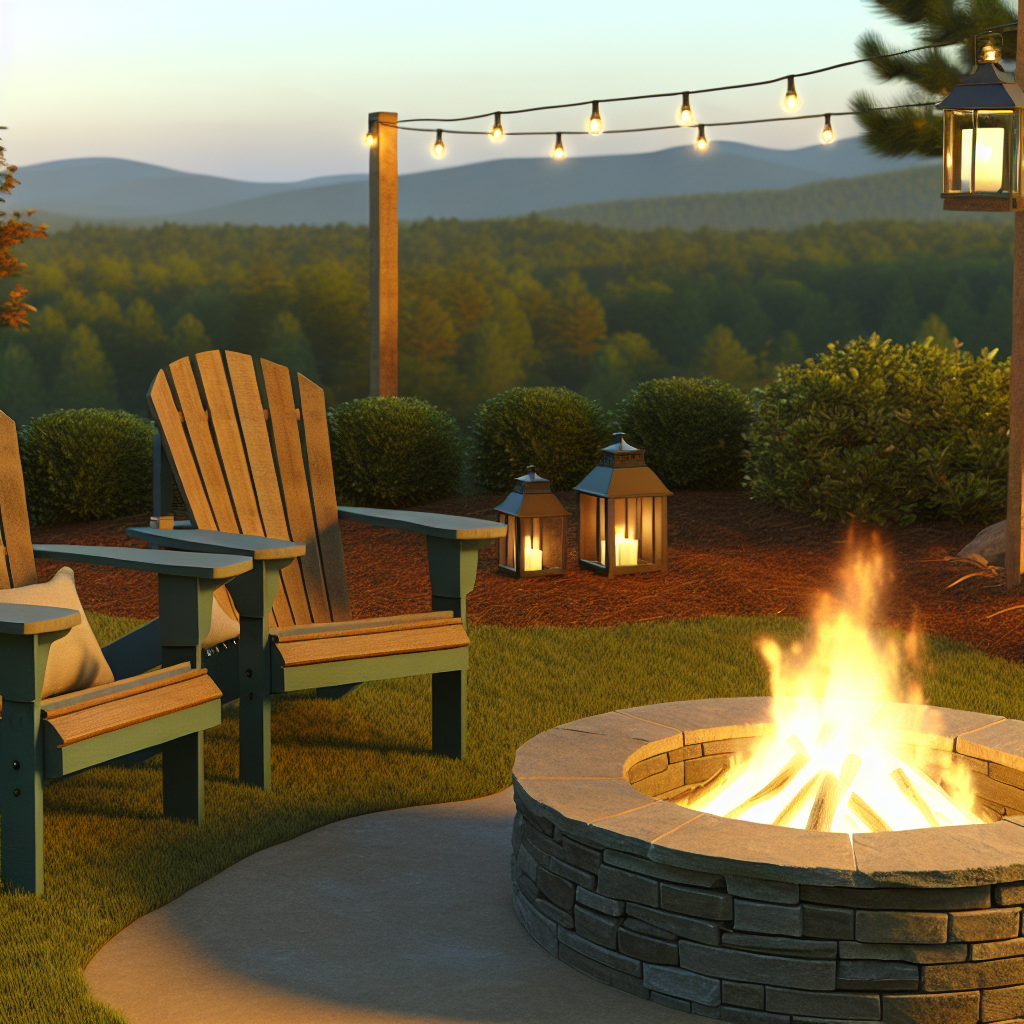 Showcasing Outdoor Fire Pits to Attract Buyers in Habersham County, Georgia