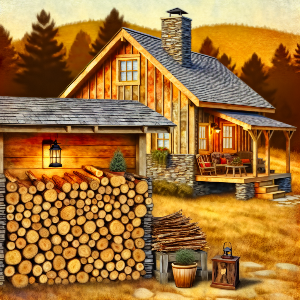Showcasing Firewood Stacking Areas: A Cozy Selling Advantage for Homes in Habersham County, Georgia