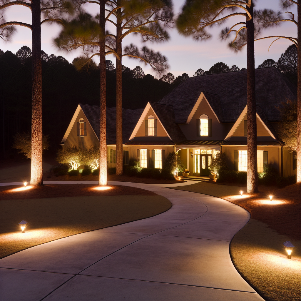 Highlighting Driveway Lighting: A Hidden Selling Advantage for Homes in Habersham County, Georgia