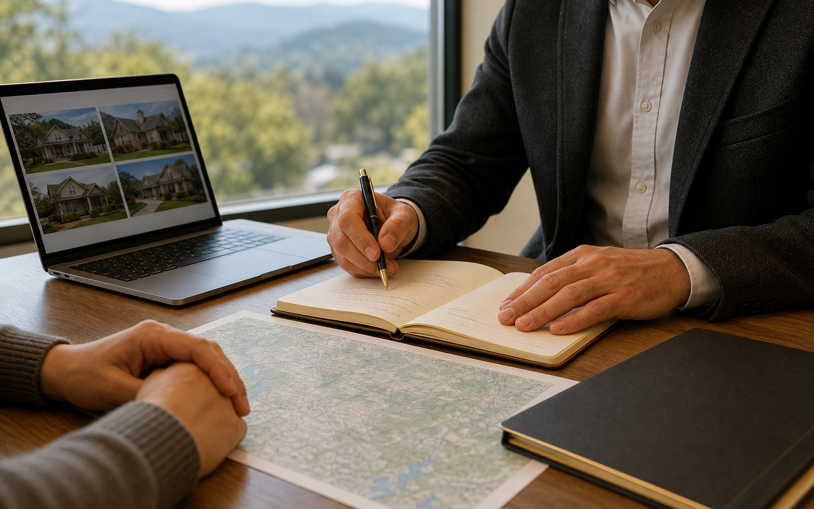 Buyer consultation for a Northeast Georgia home purchase