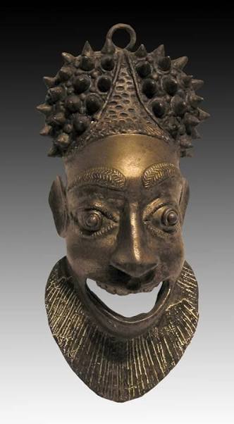 "Ancestral Guardian" Ceremonial Bronze Mask by David Mukasa