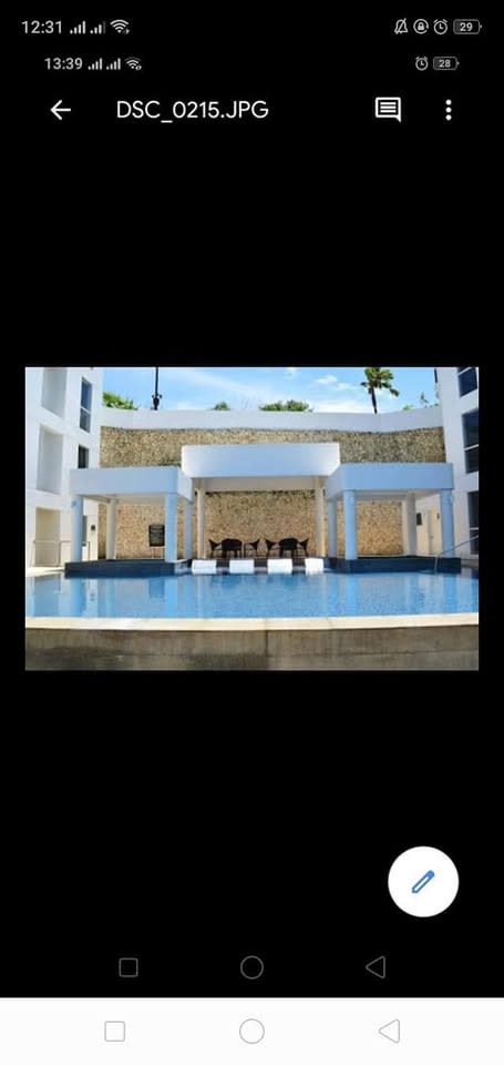 1 bedroom unit 5th floor with private beach - rental in Sapi-An