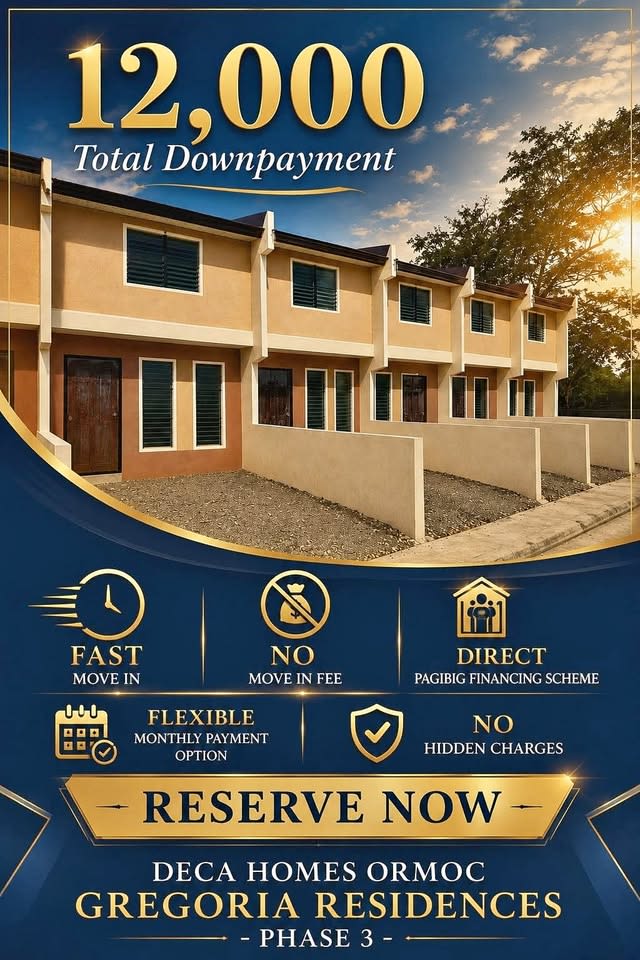 2 Beds 1 Bath Townhouse - rental in Ormoc City