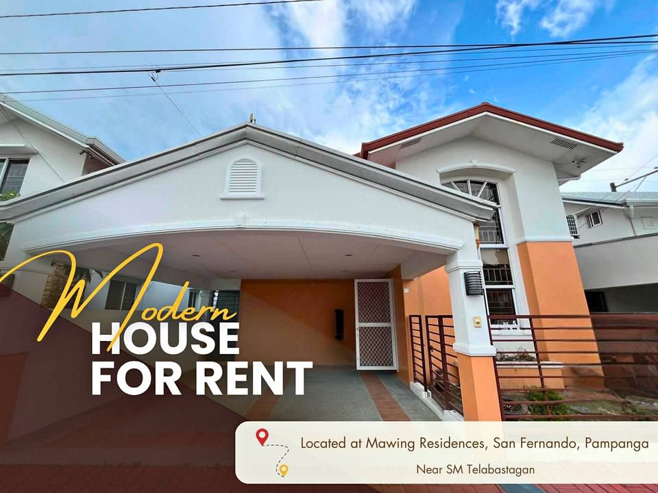 3 BEDROOMS 2-STOREY MODERN HOUSE FOR RENT! - rental in Angeles City
