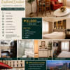 FOR RENT — Cozy Fully Furnished 1BR in Eastwood City, QC - rental in Manila - photo 1