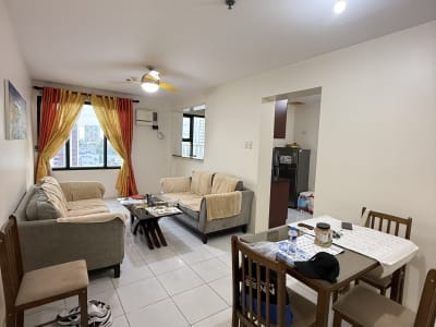 Modern 2 bedroom 2 bath condo with balcony and Manila bay views