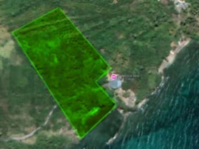 Beachfront property with private harbor