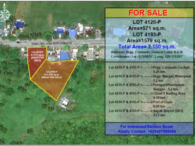 Scenic Mountain View Property in Siargao