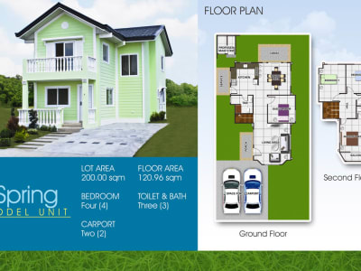 4 bed detached house in Timog residences, Angeles City - rental in Angeles City