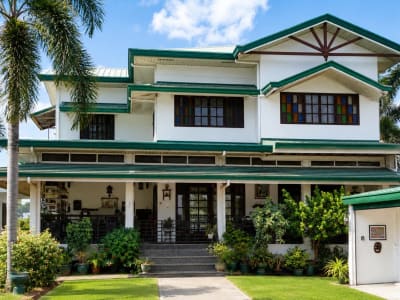 Everything you need in 1 compound - house, kiddie pool, mess hall, office, commisary, apartments
