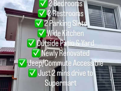 HOUSE FOR RENT SAVANAH 20K MONTHLY RENT❤️❤️ 😯2 STORY HOUSE 😉2 BEDROOM 💪2 BATHROOM 💪2 CAR PA